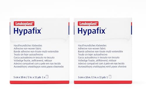 Hypafix Dressing Fixation Tape 5cm x 10m x 2 Rolls