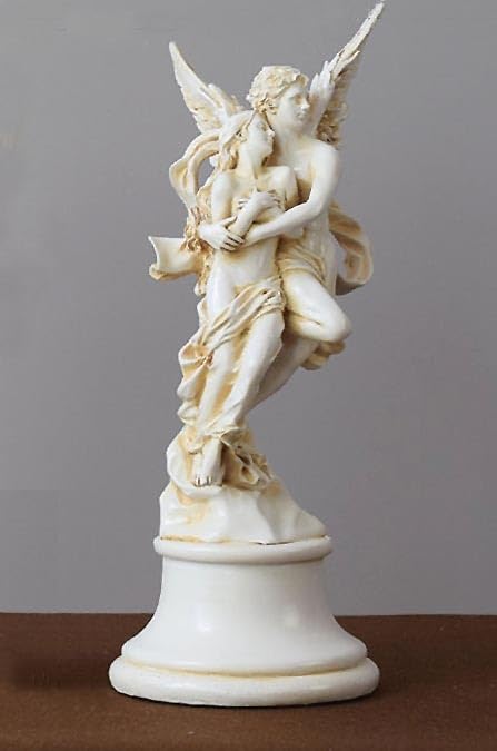 古代ギリシャ神話　キューピットとプシュケ　ブロンズ風　彫像　彫刻　置物 古代ギリシャ神話 キューピットとプシュケ ブロンズ風 彫像 彫刻