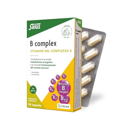 La versione di B Complex in capsule contiene il 100% della dose giornaliera (VNR) di 8 vitamine del gruppo B tra cui Acido pantotenico (B5) e Acido folico.