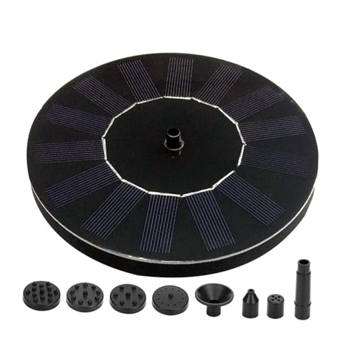 FUTUREORYY 太陽光発電水噴水 浮遊式ソーラー噴水ポンプ 屋外用バードバス 池 園装飾 省エネ自然循環水景観