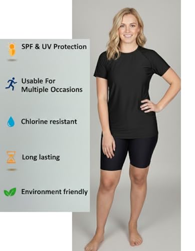 Image of ANJOR Swim Shorts & Half Sleeves Tshirt for Women