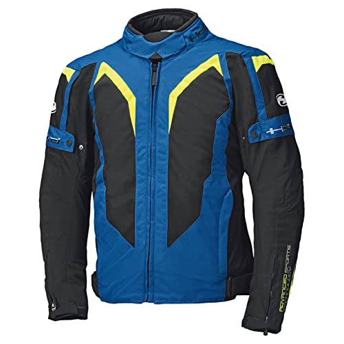 Held Zelda Motorrad Textiljacke, blau/neon-gelb, L