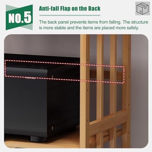 Soporte Ma ajustable de 2 a 5 niveles para TV y eventos, gabinete Slish Ste para DVD, caja de cable y consola de juegos, centro de entretenimiento ideal para el hogar