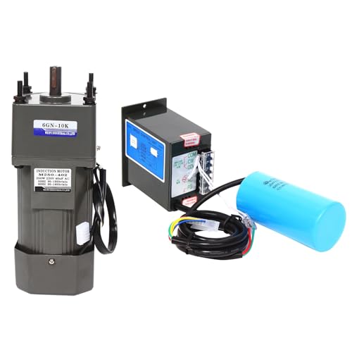 135 rpm 220 V AC Motor Mini Transmisión Motor Eléctrico Alto Par 220 V CA Motor reductor Motor Reductor Reversible Alto Par Ajustable con Regulador de Velocidad