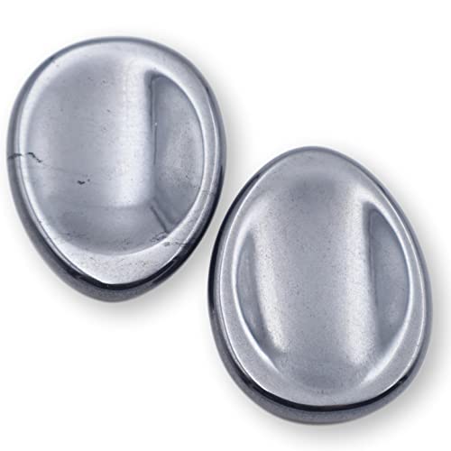 NatureWonders 2 Hematite Worry Stones...