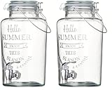 Ce distributeur de boissons convient aussi bien à l'intérieur qu'à l'extérieur. Idéal pour les fêtes de jardin ou les barbecues pendant les journées ensoleillées.