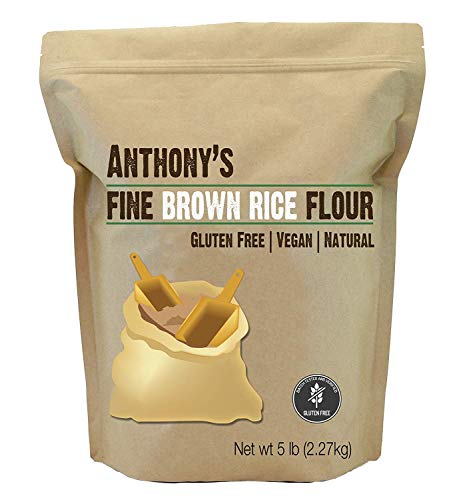 Anthony's Brown Rice Flour, 5 lb, Batch Tested and Verified Gluten Free, Product