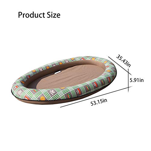 Omil Portable Inflatable Dog Pool Float Foldable Puncture Resistance Doggy Puppy Pool Float Pet Floating Row For Pets Swimming #TOP1