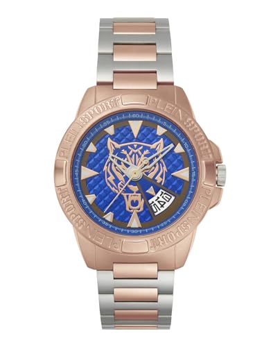 Montre Plein Sport Touchdown pour homme : montre à quartz analogique sportive et élégante