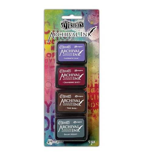 Mini Archival Kits Ranger Dylusions Kit 4 encreurs longue tenue Dyan Reaveley