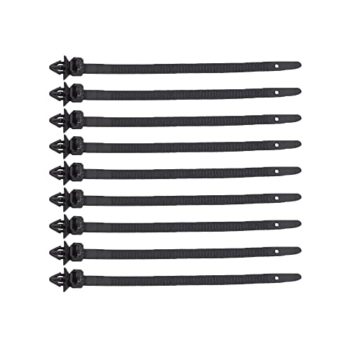 Preisvergleich Produktbild Schlauchschellen Kabelbinder Befestigungsclips Auto Webstuhl Schlauchklemme Befestigung Reißverschluss Reißband Auto Körperhalter Clips Gemischtes Befestigungszubehör (6.5x135mm)