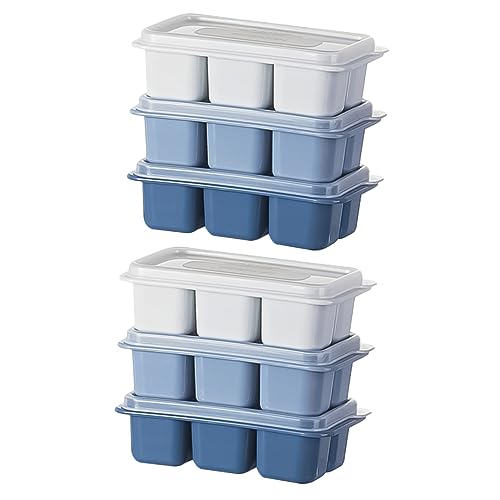 Pack de 6 moldes de cubitos de hielo de plástico DIY miniatura 1