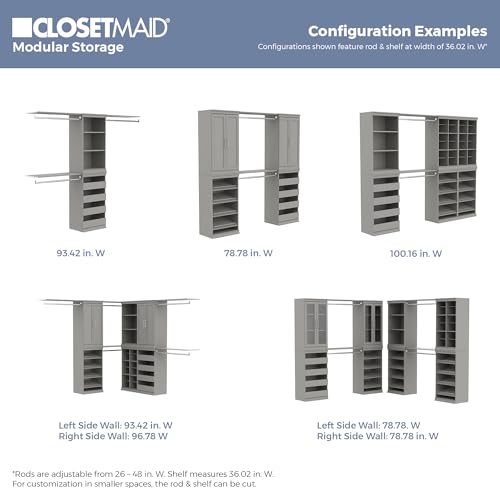 ClosetMaid Modular Storage Shelf Unit with 3-Shelves, Taupe by ClosetMaid - Image 6
