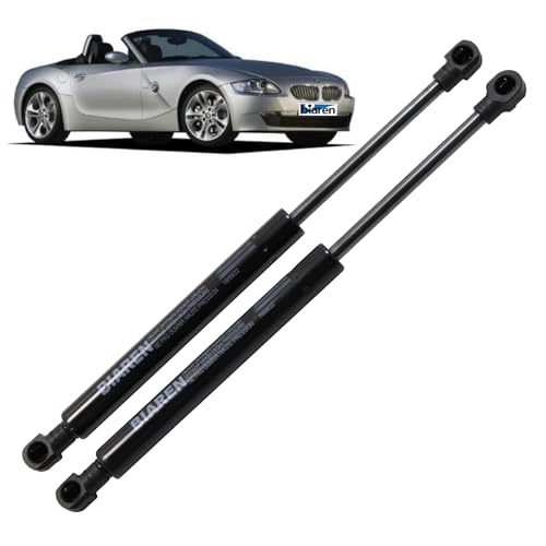 BIAREN 2x Rear Tailgate Boot Gas Struts For BMW Z4 Roadster E85 2003-2009 Lift Support System 250 (N) 296 MM 51247016186 701618604