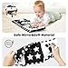URMYWO Black and White Tummy Time High Contrast Newborn Toys 0-3 Months, Soft Baby Book, Visual Stimulation Montessori Sensory Infant Toys 0-6-12 Months, Shower Gift for Boys Girls