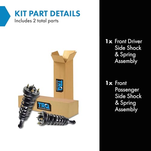 Image of TRQ Front Strut & Coil Spring Assembly Set Driver & Passenger Sides | For 09-13 Ford F-150