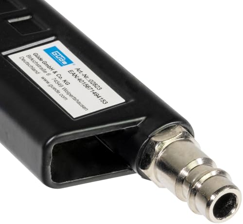 Güde Digitaler Reifenfüller 11 E (Arbeitsdruck max. 7 bar, 4-stellige Digitalanzeige in bar, psi, kPa, kgf/cm², Automatikabschaltung, Anschlussnippel, Luftablassventil, Ventilstecker, Test GUT)