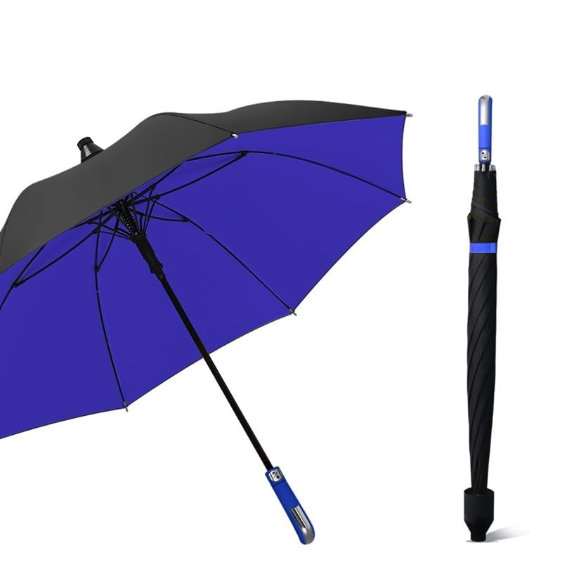 RENEESME Umbrellas For Rain Umbrella Double Automatic Large Car-mounted Double-layer Long-handled Umbrella With Cover Strong Umbrella For Wind And Rain(E)