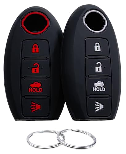 Coque de clé en silicone pour Nissan Qashqai Juke X-Trail Micra Murano
