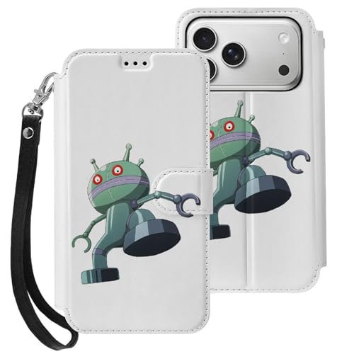 iPhone17Pro�P�[�X �蒠�^ �����񂾂� PU���U�[ TPU �A�C�t�H��17Pro�P�[�X Case �X�^���h�@�\ �J�[�h���[ ���z�^ �ϏՌ� �V���v�� �l�C �L�����N�^�[