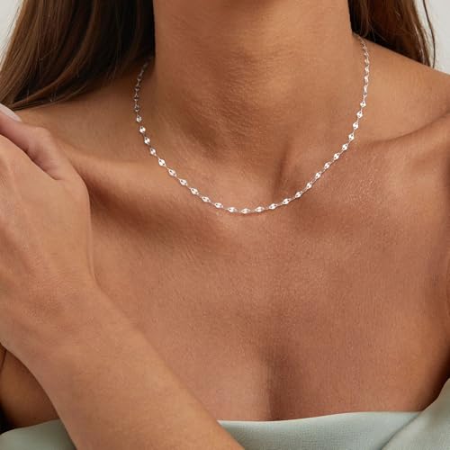 Image of Freekiss Layered Necklace Set for Women Stackable | Herringbone Snake Cuban Rope Chain, Dainty Choker, Layered Stackable, Non Tarnish, Hypoallergenic, Adjustable 14-18.5 inch
