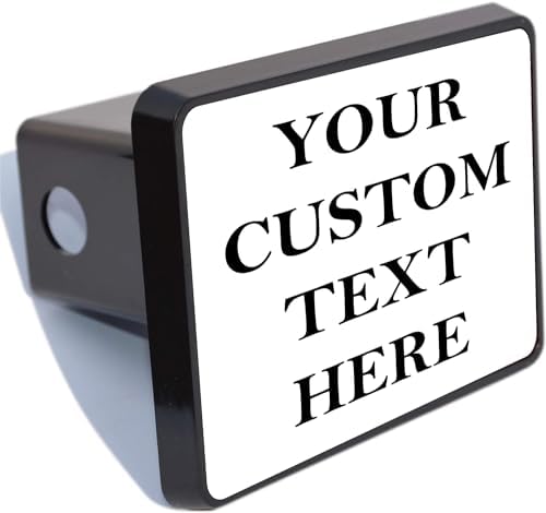 Custom Tow Hitch Cover Chrome Hitch Plug Cover For 2'' Receiver &ndash; Blank Plastic Tow Hitch Cap, United Pacific Browning Trailer Hitch Cover