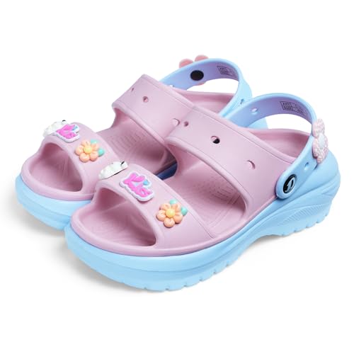 Image of DOCTOR EXTRA SOFT Women's Classic & Premium Casual Clogs /Sandals with Cute Charms for Adult | Comfortable & LightWeight| Stylish & Anti-Skid | Waterproof Everyday Cushion Slippers Girls /Ladies D-554