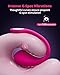 LOVENSE Lush 4 Remote Control G-spot Vibrator, Wearable Long Distance Adult Sex Toys & Games with LED Light, App Controlled Egg Vibrators for Women Couples, Powerful Vibration, Discreet, Waterproof