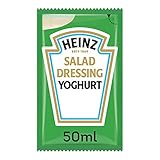 salsa ensalada de pasta Formato de 1 solo uso Heinz Salsa Yogurt bolsitas 50ml x 30 para Ensaladas sin Conservantes, Colorantes ni Saborizantes artificiales.