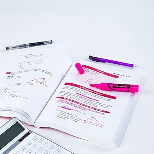Avery Hi-Liter Desk-Style Highlighters, Smear Safe Ink, Chisel Tip, 12 Fluorescent Pink Highlighters (24010) #TOP4