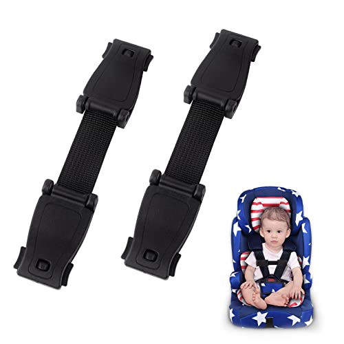 AYNKH 2 pièces ensemble de ceintures de sécurité pour bébés clips thoraciques sièges, pour empêcher les enfants de retirer leurs bras de la ceinture de...