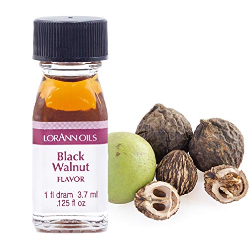 LorAnn Black Walnut Super Strength Flavor, 1 dram bottle (.0125 fl oz - 3.7ml) - Thumbnail 2