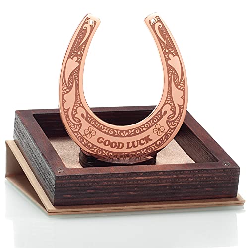 Horseshoe Decor - Pure Copper Lucky Horseshoe, Copper...
