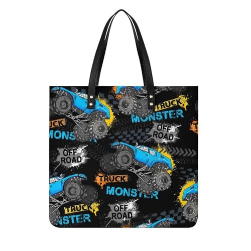 Sac à main pour voyage voiture bleue du désert grand tote bag shopper femmes 39x39 cm
