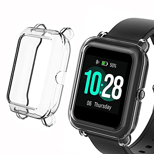 Acadeny 2 Custodie Protettive In TPU Per Orologio ID205L / Willful SW021, Antigraffio, Ultrasottile, Argentate - 2