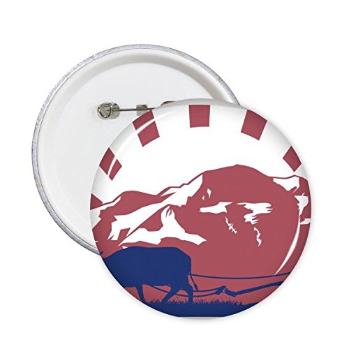 Badge thaï traditionnel en lot de 5 pièces XXL pour décoration de vêtements