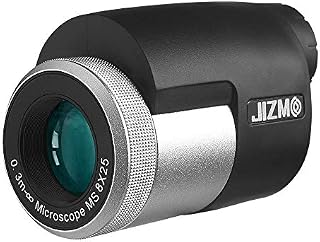 Jizmo 8x25 High Definition Monocular, Close Focus 1 ft, Fully Multi Coated Optical