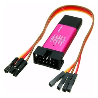 Hutomwua ST Link V2 Emulator Downloader Programmer STM32F103C8T6 STM8 STM32 with Cable (Random Color)