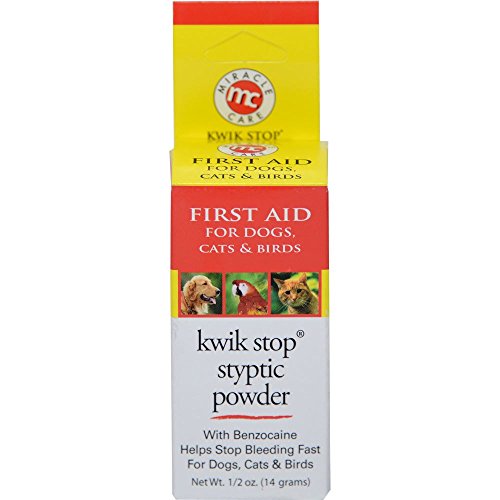 Defonia Gimborn Kwik Stop Styptic Powder Dog Cat Bird Ferret Pedicure Nail Health