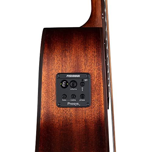 Dean Sa Folk E Vb St Augustine Folk Acoustic-Electric Guitar, Right Handed - Vintage Burst Bundle With Guitar Chord Book With Online Video Instruction And Premium 2 Yr Cps Enhanced Protection Pack #TOP4