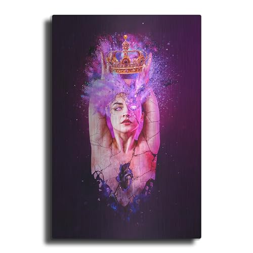 Luxe Metal Art 'Pride - Paradise Lost Seven Deadly Sins' by Mario Sanchez Nevado Metal Wall Art, 12" x 16"