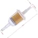 12 Piezas Filtro de Combustible Universal 6mm 8mm filtro gasolina para Tractores...