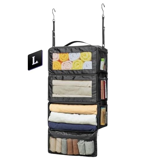 Vokelater Hanging Travel Organizer for Suitcases
