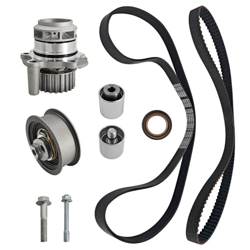 Zahnriemensatz Komplett mit Wasserpumpe für 2.0 TFSI RS GTI – passend für AUDI A3 8P A4 8E A6, VW Golf 5 6 Jetta Passat 3C, Seat, Skoda - 06F198119B 06F121011