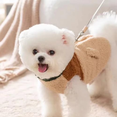 Gihioue Pullover Für Kleine Hunde - Schutz Gegen Kälte Maschinenwaschbar - Haustierpullover Für Welpen - Für Party Festliche Show Parade Familientreffen Herbst Winter Spaziergänge Reisen Camping