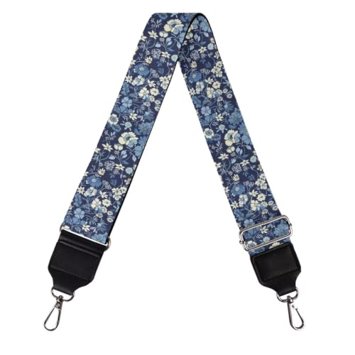 Image of Adjustable Purse Strap for Women, Crossbody Wide Handbag Strap Replacement, Sturdy Bag Strap with Silver Hardware