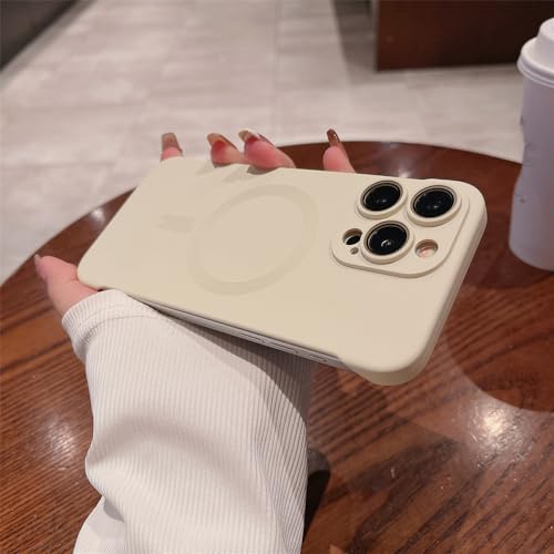 Étui de chargement magnétique iPhone 14 Plus coque PC rigide mat pour chargeur sans fil sans cadre