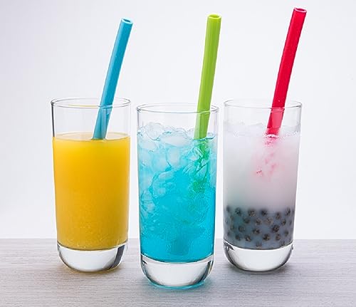MOBI The Last Straw Jumbo pitillos silicona multicolor miniatura 1