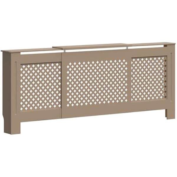 vidaXL Osłona na kaloryfer, MDF, 205 cm