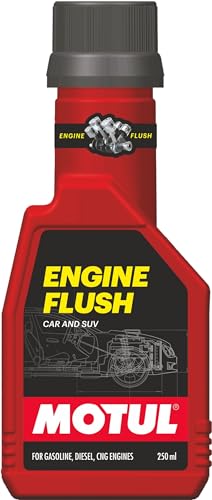 Motul Engine Flush for Cars 250 ml – Works for Petrol & Diesel Vehicles, Cleans Engine Sludge, Dissolves Stubborn Deposits Effectively, Improves Performance